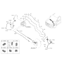 Diagram for 2021 Hyundai Palisade Hydraulic Hose - 58732-S9000