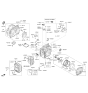 Diagram for 2020 Hyundai Palisade Engine Mount Torque Strut - 45218-4G140