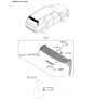 Diagram for 2023 Hyundai Palisade Spoiler - 87210-S8CA0