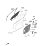 Diagram for 2020 Hyundai Palisade Window Run - 82530-S8001