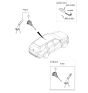 Diagram for 2023 Hyundai Palisade Door Lock Cylinder - 81970-S8P00