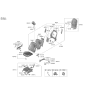 Diagram for 2023 Hyundai Palisade Seat Cushion - 88200-S8AA0-WCC