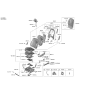 Diagram for Hyundai Palisade Seat Cushion - 88100-S8BH0-WCG