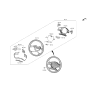Diagram for Hyundai Palisade Steering Wheel - 56100-S8AD0-NNB