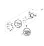 Diagram for 2023 Hyundai Palisade Steering Wheel - 56100-S8AD0-NNB