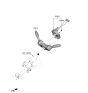 Diagram for Hyundai Palisade Turn Signal Switch - 93406-S8555