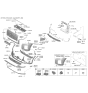 Diagram for 2023 Hyundai Palisade Grille - 86350-S8CA0-PAT