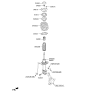 Diagram for 2016 Hyundai Tucson Shock Absorber - 54651-4W000