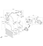 Diagram for 2017 Hyundai Tucson A/C Compressor - 97701-4W000