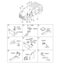 Diagram for Hyundai Tucson Air Bag Control Module - 95910-4W900