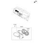 Diagram for 2017 Hyundai Tucson Speedometer - 94003-4W040