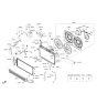 Diagram for Hyundai Tucson A/C Condenser - 97606-4W000