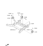 Diagram for 2016 Hyundai Tucson Engine Mount Torque Strut - 21830-4W000