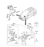 Diagram for 2015 Hyundai Tucson Brake Master Cylinder Reservoir - 58510-4W100