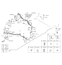 Diagram for 2015 Hyundai Tucson Hydraulic Hose - 58732-4W100