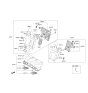 Diagram for Hyundai Tucson Armrest - 89900-2S011-TMC