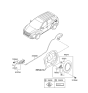 Diagram for Hyundai Tucson Fuel Door Release Cable - 81590-2S000