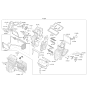 Diagram for 2017 Hyundai Tucson Blend Door Actuator - 97154-4W000