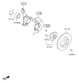 Diagram for 2009 Hyundai Tucson Steering Knuckle - 51716-2S000