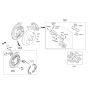 Diagram for 2015 Hyundai Tucson Brake Shoe - 58305-4WA10