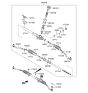 Diagram for 2015 Hyundai Tucson Rack And Pinion - 56500-4W100