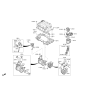 Diagram for Hyundai Tucson Belt Tensioner Bolt - 11294-10406-K