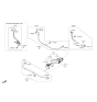 Diagram for Hyundai Kona Electric Radiator Hose - 25411-K4400
