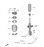 Diagram for 2020 Hyundai Kona Electric Shock Absorber - 54650-K4200