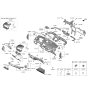 Diagram for Hyundai Kona Electric Hazard Warning Switch - 93790-J9000