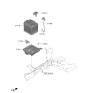 Diagram for 2021 Hyundai Kona Electric Battery Terminal - 37180-K4500