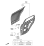 Diagram for 2022 Hyundai Kona Electric Door Hinge - 79310-2H000