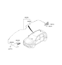 Diagram for 2023 Hyundai Kona N Antenna - 96240-K4000