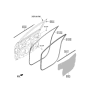 Diagram for Hyundai Weather Strip - 82220-J9000