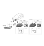 Diagram for Hyundai Kona Electric Headlight - 92102-J9170