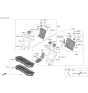 Diagram for 2020 Hyundai Kona Electric Armrest - 89900-J9000-SVA