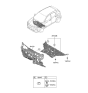 Diagram for 2023 Hyundai Kona Electric Dash Panels - 84120-K4000