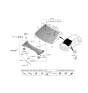 Diagram for 2021 Hyundai Kona Electric Windshield - 86111-K4090