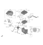 Diagram for Hyundai Tucson Belt Tensioner Bolt - 11403-08256-B