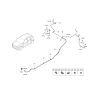 Diagram for Hyundai Kona Electric Brake Line - 58737-K4000