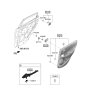 Diagram for 2019 Hyundai Kona Electric Door Handle - 83620-J9010-SPS