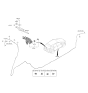 Diagram for 2021 Hyundai Kona Wiper Arm - 98815-2P000