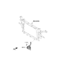 Diagram for 2020 Hyundai Kona Electric Horn - 96611-K4000