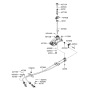 Diagram for 2007 Hyundai Sonata Shift Cable - 43794-3K200