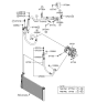 Diagram for 2008 Hyundai Azera A/C Hose - 97762-3K205