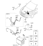 Diagram for 2005 Hyundai Sonata Battery Cable - 91860-3K010