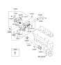 Diagram for 2006 Hyundai Entourage Thermostat Gasket - 25612-3C101