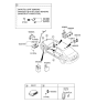 Diagram for 2008 Hyundai Elantra Car Key - 95430-3K202