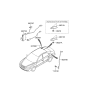 Diagram for 2007 Hyundai Sonata Antenna - 96250-0A100-SM