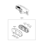 Diagram for 2008 Hyundai Sonata Speedometer - 94011-0A030