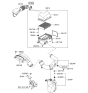 Diagram for 2006 Hyundai Azera Air Duct - 28138-3K200